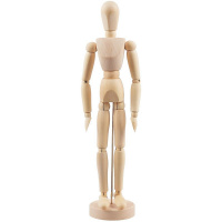 Модель Фигура человека манекен 20см, дерево NAWM20-M