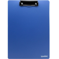 Планшет с зажимом А4 "Linfini" полипропилен синий EF403