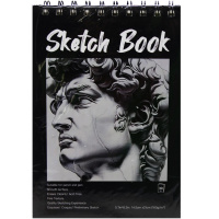 Скетчбук А5 30л 160г/м2 спираль, кремовая бумага, жесткая подложка 11853-24