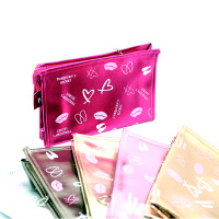 Косметичка "Сердце" 23х16х8см, с зеркалом, цвет ассорти Y9385-19