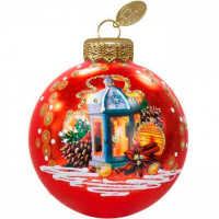 Шар 80мм "Волшебство огня" в подарочной упаковке КУ-80-254032