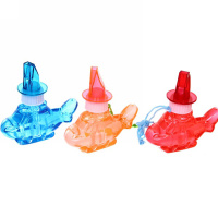 Мыльные пузыри "Вертолет" 10,5см, 2 отверстия, 3 цвета, со свистком Y9751-19