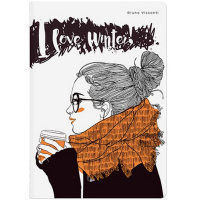 Тетрадь А5 40л клетка "Coffee in winter" прошитый блок матовая ламинация 7-40-001/112
