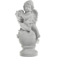 Фигура Ангел с арфой 14х14х34см 80-803