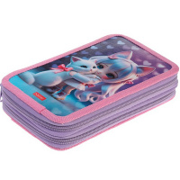 Пенал "Мой котик" 19х11х5см, прямоугольный, двухстворчатый, глянцевая ламинация 089017