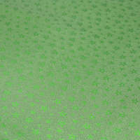 Бумага упаковочная 70см х 1м "Звезды" блестящая зеленая Y8874-19