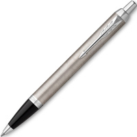 Ручка РШ "Parker IM Essential Brushed Metal CT" М синяя 2143631