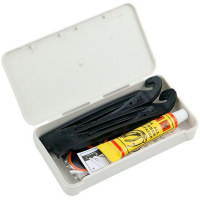 Ремкомплект велосипедный (клей, заплатки, инструменты) Y6373-17