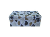 Коробка подарочная "Камушки" 35*27*15,5см картон Y8610-19