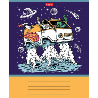 Тетрадь А5 18л клетка "Привет, земляне!" на скобе 5 дизайнов 18Т5В1/073571