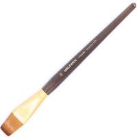 Кисть синтетика плоская №24 средняя ручка "Claude" 754124