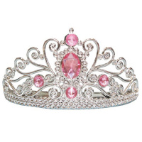 Корона со стразами, пластик Y2435-15