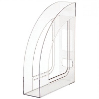 Лоток д/бумаг вертикальный "Респект" ширина 7см, прозрачный ЛТВ-30857