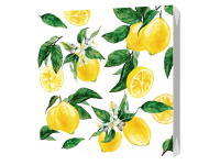 Салфетка 33х33мм 1шт Lemon NEW трехслойная 1002016