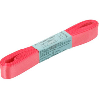 Лента упаковочная атласная 1,2см х 5,4м темно-розовая №025 AL-12P