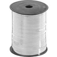 Лента упаковочная 0,5см х 1м, металлизированная, серебро (250) GP/109730 Лента упаковочная 0,5см х 1м, металлизированная, серебро (250) GP/109730