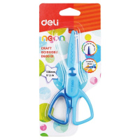 Ножницы 13,6см детские "Neon" сталь, ручки пластик, 2 цвета, в блистере ED60001