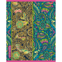 Тетрадь А5 48л клетка "Gold color" на скобе 3D фольга матовая ламинация 5 дизайнов 049008