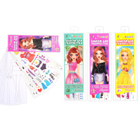 Альбом для творчества "City style" 7х24см с контурами, 12 страниц с наклейками M-6523