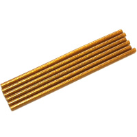 Термоклей в наборе 0,7х18см, золото, 6шт в упаковке Y8850-19