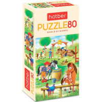 Пазлы 80 эл. "Лошадки" 16,5х23см 80ПЗ5_20486/060453