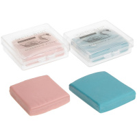 Ластик-клячка розовый/голубой "Sketch&Art" в пластиковом футляре 42-0053