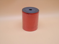 Лента упаковочная 0,5см х 1м, блестящая, красная Y695-13