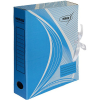 Папка архивная с завязками А4 75мм синяя АС-1 №1