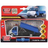 Машина "Газель.Самосвал Полиция 3302" инерционная, металл 12см (открывающиеся двери) SB-19-22-P-WB