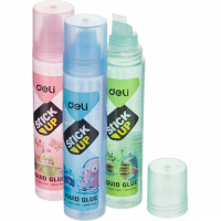 Клей 50мл канцелярский, пластиковый аппликатор, прозрачный EA21200