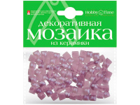 Мозаика декор. 8*8мм 100шт лиловый керамика 2-332/08