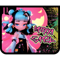 Папка на молнии А5 "Moxxy girl" 230х190х50мм пластик ПМ-А5-29