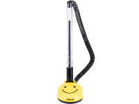 Ручка гелевая на самоклеящейся подставке "Смайл" 0,5мм синяя, с пластиковой пружиной 6793