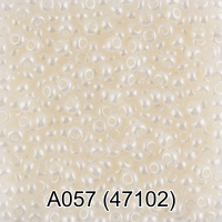 Бисер круглый непрозрачный 2,3мм, 5гр, кремовый 47102/A057