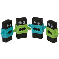 Ластик "FunGraphix. Монстрики" прямоугольный 2 цвета копуса 42-0040