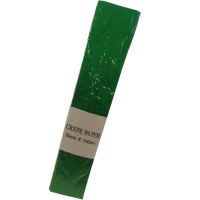 Бумага гофрированная 50х100см зеленая металлизированная Y1770-14