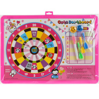 Доска для рисования магнитно-маркерная с магн.дартцом 35х25см (маркер, магниты, стрелы) Y7557-18