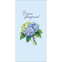 Конверт для денег "В День Рождения" 167х83мм 0321.614