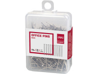 Булавки никелированные 100 шт в пласт.коробке Е0023