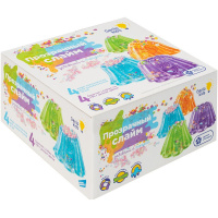 Набор слаймов "Мялка-жмялка" прозрачная 4шт. (наполнитель) SLI38