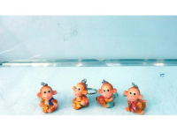 Брелок Обезьяна 3,5см 4 вида Y2600-15