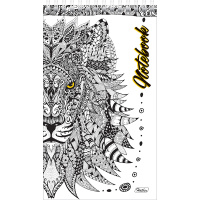 Блокнот А5 60л "DOODLE ART" линия, на спирали, жесткая подложка, пластик.обложка, 2 дизайна 050653