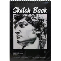 Скетчбук А3 30л 160г/м2 спираль, кремовая бумага, жесткая подложка 11855-24