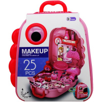 Набор для девочек "Make up" 24х22х10см 25 предметов, пластик, в чемоданчике 22х21х9см LT325572