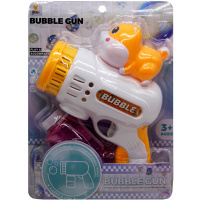 Мыльные пузыри - пистолет "Животные" электрический, 8 отверстий 23х16см PQ2411