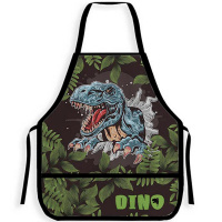 Фартук для труда "Опасный Дино" 49х39см печать на кармане ФДТ-3