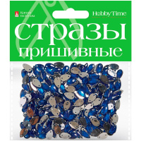 Стразы пришивные "Капля" 6х10мм 10цв 2-338/01