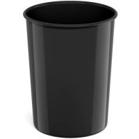 Корзина д/бумаг 13,5л круглая пластик черная "Classic" 58080