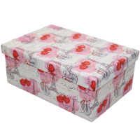 Коробка подарочная "Париж" 28х21х12см картон M10-76