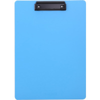 Планшет с зажимом А4 "Rio" полипропилен голубой EF75202